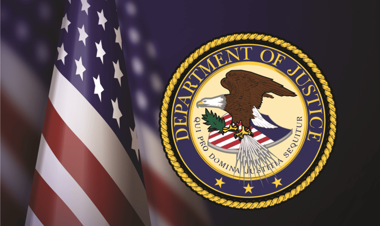 US Department of Justice DOJ Logo - on ADA Compliance