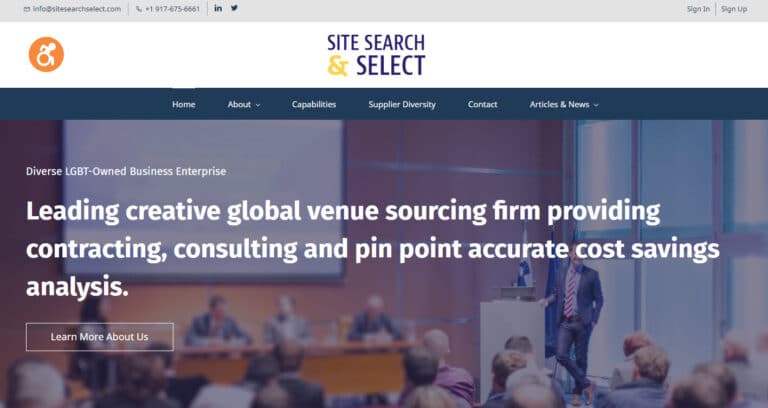 Site Search and Select