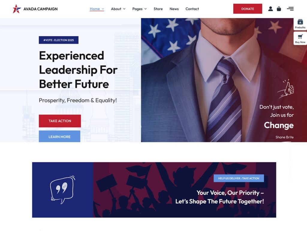 Campaign Website