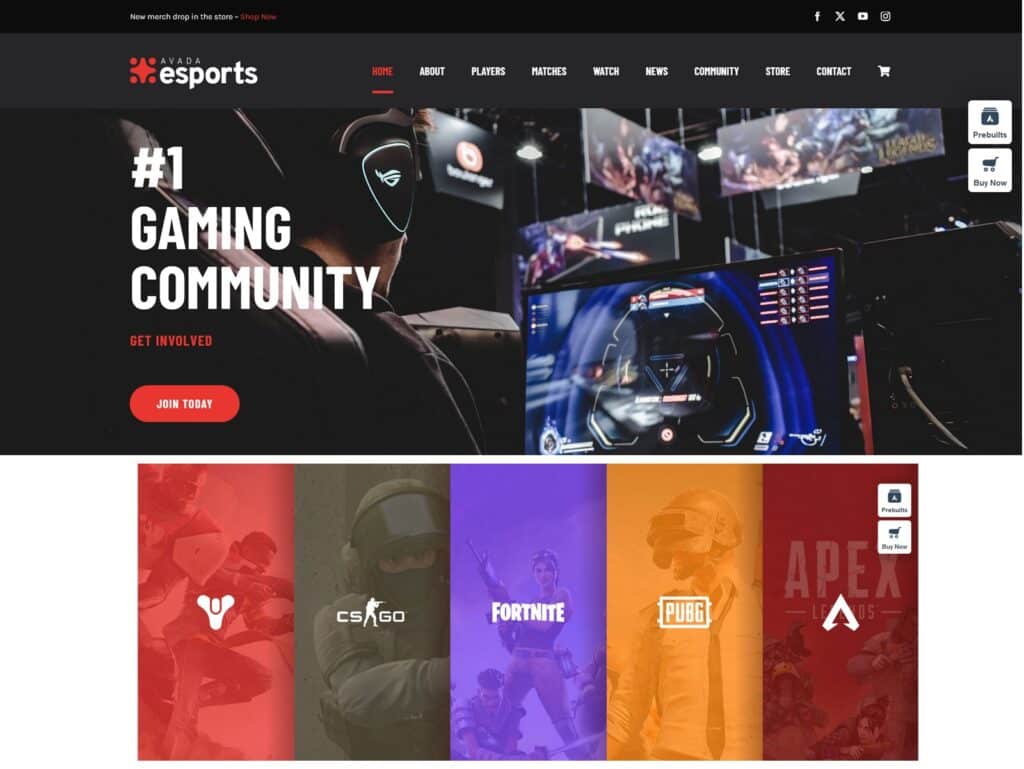Esports Website