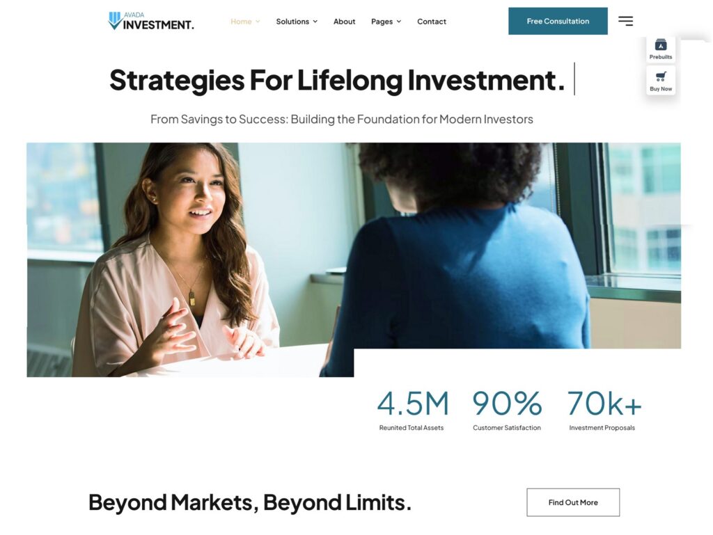 Investment Website