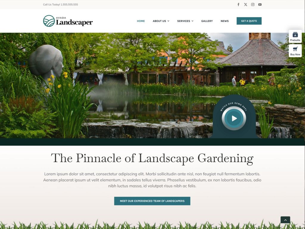 Landscaper Website
