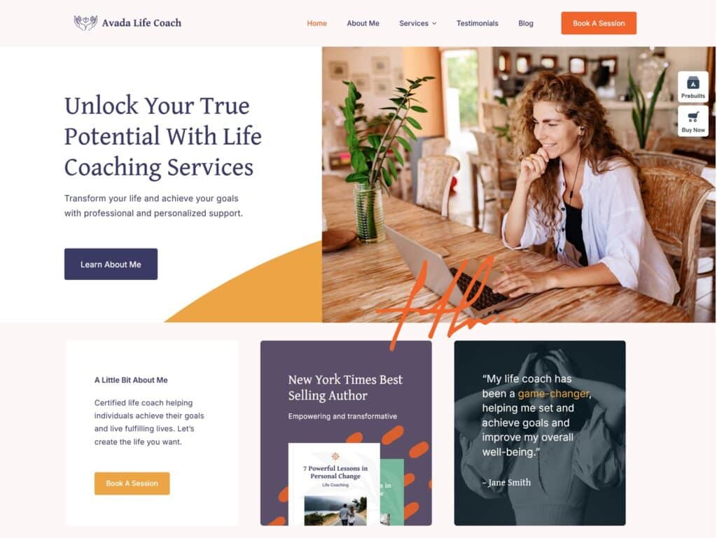 Life Coach Website