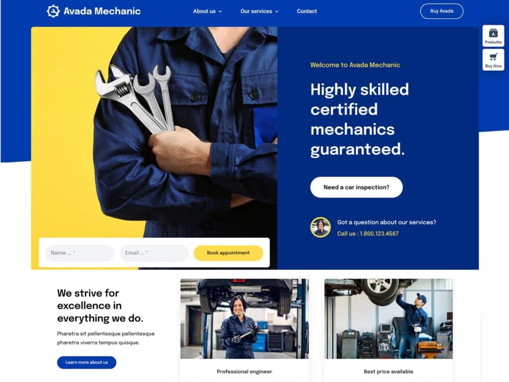 Mechanic Website