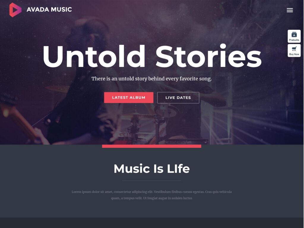 Music Website