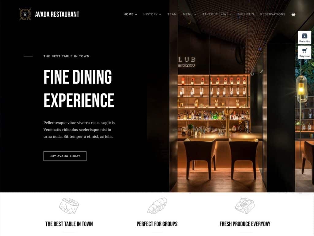 Restaurant Website
