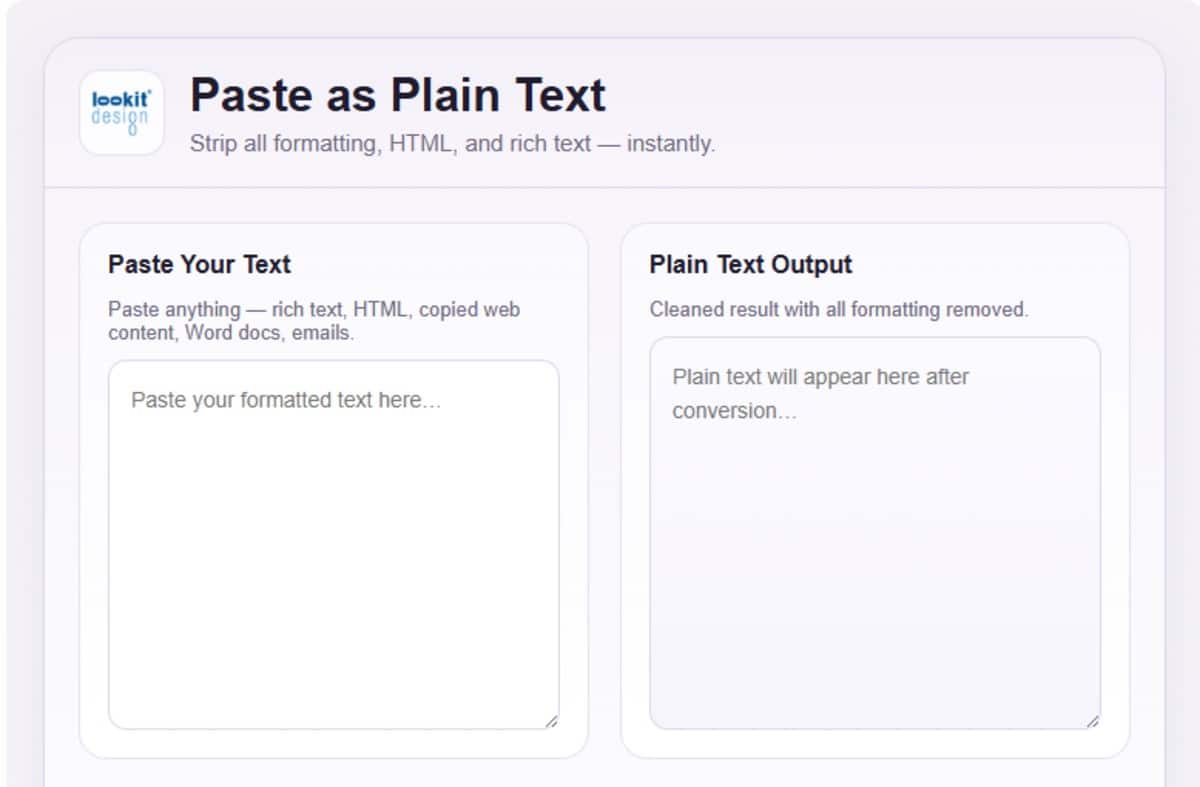 Paste as Plain Text: Simplifying Your Copy Process - Lookit Design QuikSite